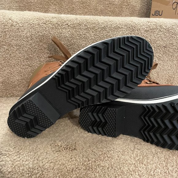 NIB $100 JBU by JAMBU Brown Water Resistant Delilah Duck Boots 9 M - Picture 4 of 6